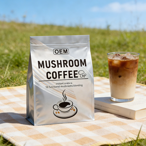 批发蘑菇咖啡混合物 灵芝蘑菇咖啡 7合1袋装 提高免疫力 蘑菇咖啡 - Product Image 3
