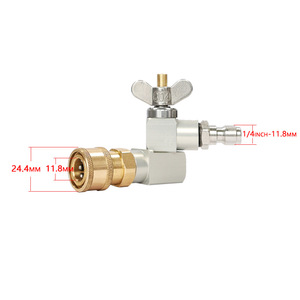Buse de lavage haute pression Sulai Machinery, raccord rapide en laiton 1/4 pouce, tête de pulvérisation multicolores pour machine de nettoyage - Product Image 3