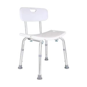 Silla de ducha de taburete de baño al por mayor ajustable de altura de aluminio antideslizante para discapacitados - Product Image 1