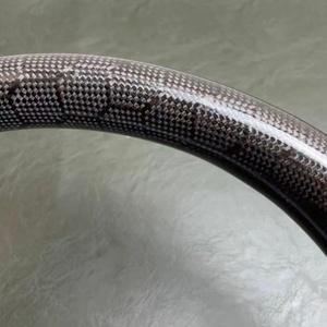 Volants en fibre de carbone noire pour Volkswagen VW <span class=keywords><strong>Golf</strong></span> 7 MK7 Golf7.5 ID5 ID6 ID7 GTI GTR Tiguan Passat - Product Image 2