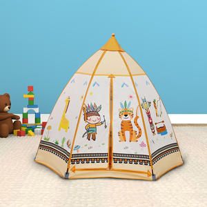 Tente pour enfants en tissu Oxford, simple couche, imperméable, <span class=keywords><strong>paradis</strong></span> pour bébés, maison de jeu intérieure, vente en gros pour garçons et filles, provenant directement de l'usine - Product Image 3