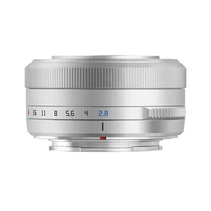 Ttartisan APS-C เลนส์ออโต้โฟกัส F2.8 27มม. สำหรับการถ่ายภาพมนุษยศาสตร์พร้อมเมาท์ XA7 XT30 XE4 XT-100สีเงิน - Product Image 1