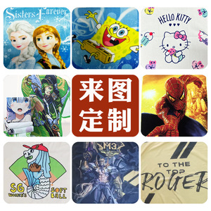 Toalla cuadrada personalizada Xinshang con diseño de dibujos animados de anime, suave y absorbente, para promoción. - Product Image 4