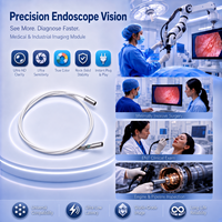 Module de caméra USB étanche OV9734 3,9 mm OD CMOS 1MP 1280x720P avec câble de 2 m pour inspection industrielle par endoscope