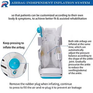 Bottes de protection de la cheville Taijie TJ-FM003, respirantes, flexibles, en spandex et nylon, unisexe, adulte, fermeture à scratch - Product Image 6