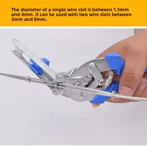 Pince d'assemblage de <span class=keywords><strong>cage</strong></span> de poulet d'élevage pince à boucle de reliure à ongles en vrac pour tondeuses d'équipement d'élevage - Product Image 5