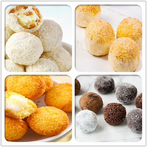 Tự Động Năng Lượng Nhỏ Protein Ngày Ball Making Machine Dừa Sesame Ngày Sô Cô La Bliss Ball Nastar Encrusting Machine - Product Image 5