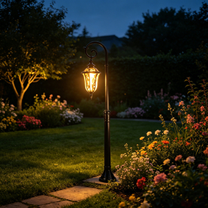 Customized European Retro Outdoor LED Garden <b>Lights</b> with <b>Light</b> Sensing and <b>Motion</b> Sensing, Water Proof Outdoor LED Garden <b>Lights</b> - Product Image 3