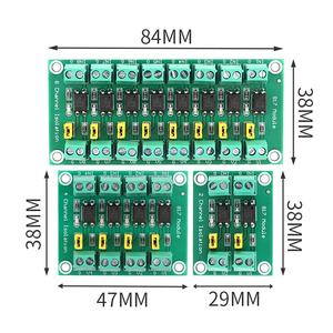 817 Optocoupler 2/4/8 saluran isolasi tegangan papan modul adaptor kontrol tegangan modul isolasi listrik PC817 - Product Image 5