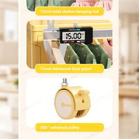 Armoire de Rangement Moderne en Plastique Pliable pour Vêtements d'Enfants, Organisateur de Placard pour Chambre de Bébé et Enfants