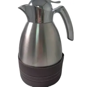 Coffee Jug Vacuum Flask with Handle Half Foreskin Shell Warmer Thermal Kettle For Kitchen