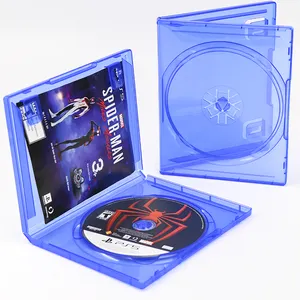 Пластиковый Полипропиленовый синий Сменный Чехол для игровой карты, прозрачный ретро мини пустой чехол для игры для PS5 PS3 PS4 Playstation 3 4 5