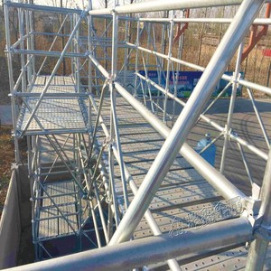 Thiết kế hiện đại mạ kẽm thép Pallet Vòng Khóa hệ thống kèm theo nâng giàn giáo ringlock - Product Image 1