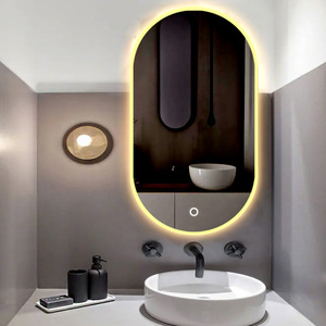 <span class=keywords><strong>Espejo</strong></span> LED Ovalado para <span class=keywords><strong>Baño</strong></span> con Luz Frontal y Control Táctil para Hotel, Tocador, Cuarto de <span class=keywords><strong>Baño</strong></span> Principal, Venta al por Mayor - Product Image 1