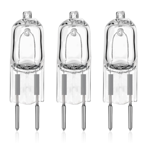 Lámpara halógena G5.3 de alta calidad, 12V, 35W, iluminación de paisaje regulable, bombilla de vidrio de género único - Product Image 1