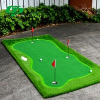 Terrain de mini-golf personnalisé, grand tapis de putting green, entraîneur de putting de golf, pratique en intérieur et en extérieur, tapis de putting