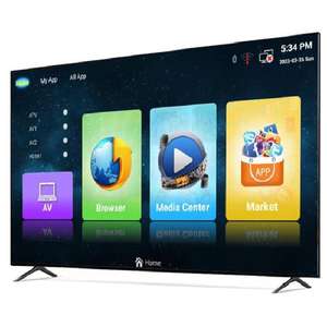 Televisión inteligente curvada con pantalla LED 4K OEM UHD del Festival de Primavera en línea - Product Image 4