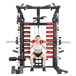 Rack per Squat Commerciale per Allenamento di Forza Smith Machine Attrezzatura da Palestra Multifunzionale Macchina Multifunzione - Product Image 3