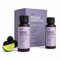 Fabricant de Boissons Énergétiques à Marque Blanche 60ml, Complément Énergétique avec Taurine et Vitamines pour un Boost Sportif, Personnalisation OEM