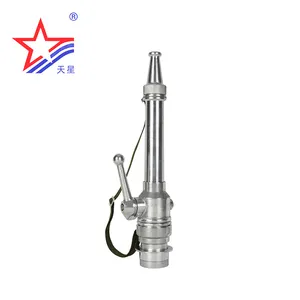 DN65 65mm Fire Hose Nozzle Water Gun Straight Stream 2-1/2inch 2.5" Aluminum Brass Fire Fighting Spray Nozzle