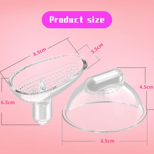Capezzolo ventosa tazza capezzolo 3 in 1 giocattolo adulto vibratore capezzolo pompa seno clitorideo stimolatore femminile masturbazione massaggio vibratore - Product Image 3
