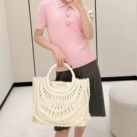 Fournisseur Personnalisé Design Perforé Cuir Tressé Sac Tote Luxe Discret Minimaliste Soirée Épaule Sac Clutch Femme