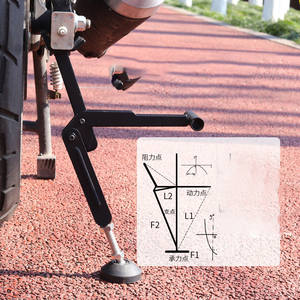 Soporte Plegable para Motocicleta, Ahorra Esfuerzo, para Limpieza y <span class=keywords><strong>Mantenimiento</strong></span> de Ruedas y Cadenas, Soporte Portátil de Elevación para Motocicleta, Reemplazo de Gato - Product Image 3