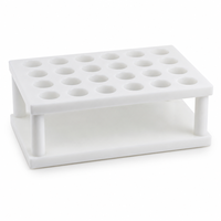 Support pour tubes à essai en PTFE 100 % vierge pour récipients de digestion par micro-ondes - 24 trous, zéro contamination, OEM personnalisé