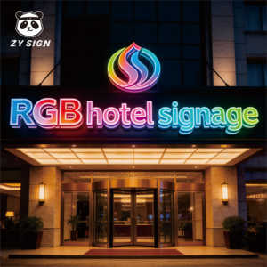 Insegna per <span class=keywords><strong>Hotel</strong></span> Personalizzata in Acrilico 3D Illuminata, Segnaletica per Porte di Camere d'Albergo, Insegna Esterna Impermeabile e Resistente alle Intemperie - Product Image 1