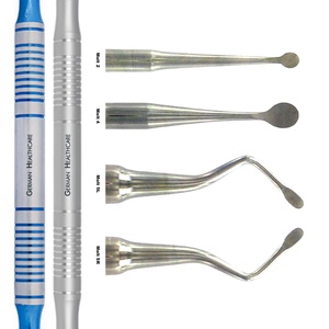 Curette chirurgicale manuelle Molt en acier inoxydable, instruments dentaires, éleveurs périostiques N.9 - Product Image 4