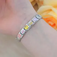 Hapiship 2024 nuevas mujeres Hey Goals Love No Bad Vibes 9mm pulsera de acero inoxidable italiano encanto pulsera enlaces DJ1154
