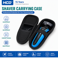 Étui de voyage rigide personnalisé HCD en EVA avec fermeture éclair pour rasoirs Norelco pour hommes séries 2100/6800/3100/5500/5100/5700 Wet/Dry