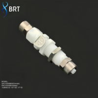 Raccords rapides en POM de 1/8 pouce pour le contrôle du débit, raccords à valve, raccords rapides mâle-femelle