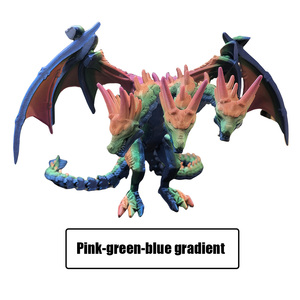 Mô hình sáng tạo rồng Ba đầu nhiều màu in <span class=keywords><strong>3D</strong></span> có thể tùy chỉnh trang trí độc đáo - Product Image 3