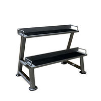 TOPTONS Fitness Kettlebell Rack De Stockage Équipement De Gymnastique À Domicile 2 Couches Haltère Rack Weight Holder 2 Tier Kettle Bell Rack De Stockage