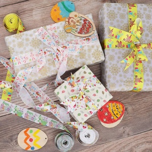 Cá Nhân Bunny Trứng Đầy Màu Sắc Mùa Xuân Satin Ribbon Cho Chúc Mừng Phục Sinh Gói Quà Vòng Hoa Trang Trí Thủ Công Tự Làm - Product Image 5
