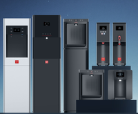 Distributeur d'eau filtrée chaude et froide Lonsid Commercial Premium 5-en-1 avec machine à soda CO2, contrôle par application, refroidisseur de boissons gazeuses pour usage HoReCa