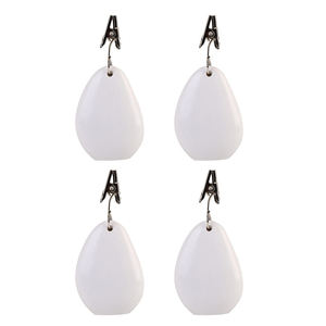 Probebi polyrésine pinces robustes support de couverture de Table 4 pièces Clips en métal pour nappes de pique-nique - Product Image 6