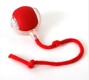 Akıllı Pet oyuncak 360 ° otomatik interaktif köpek akıllı top oyuncak halat ile interaktif kedi oyuncaklar kediler için USB şarj aleti haddeleme topu - Product Image 1