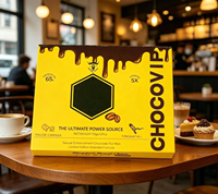 Cokelat Royal Choco Rhino Laris Manis di AS, Kemasan Luar Cokelat Hitam untuk Royal Vip Choco, Kotak Cokelat Rhino Vip