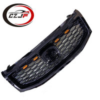 Parrilla Modificada de Panal de Abeja CZJF para Automóviles, Color Negro Brillante para Honda Pilot 2012 2013 2014 2015