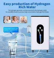 Électrolyseur à hydrogène de 6000 ml par minute, électrolyseur PEM, inhalateur, générateur d'hydrogène par inhalation, machine à hydrogène de 6000 ml