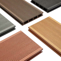 Planches de terrasse en composite bois-plastique antidérapantes pour l'extérieur, imperméables