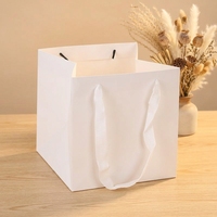 Sacs cadeaux de luxe en papier kraft brun écologiques sur mesure avec poignées, emballage personnalisé pour bijoux et montres, vente en gros