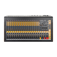 Console de mixage audio amplifiée 16 canaux MC16P 2x350W, mixeur professionnel amplifié pour scène, KTV, système PA