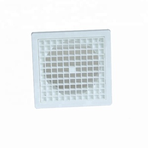 Grilles de <span class=keywords><strong>ventilation</strong></span> de climatisation au design moderne, trou rond ou carré, couvercle d'aération en plastique <span class=keywords><strong>PVC</strong></span>, fonction de retour d'air - Product Image 5