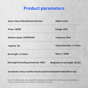 Teppich reinigungs maschine KJ523 Handschub-Boden reinigungs maschine Steinboden renovierung Polieren Wachsen Kristall oberflächen bürsten - Product Image 2