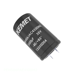 ตัวแทนจำหน่ายอย่างเป็นทางการ ตัวเก็บประจุแบบ Through Hole CAP ALUM SNAP-IN 85C 1 mF PEH506PAE4100M2 - Product Image 1