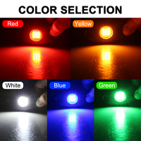 Kit de Luces LED Profesionales Impermeables PEL, Luces Inferiores RGB de 9W, 9 LED Blanco Puro, Luces de Roca de 2 Pulgadas para Camiones, ATV, SUV, Motocicletas