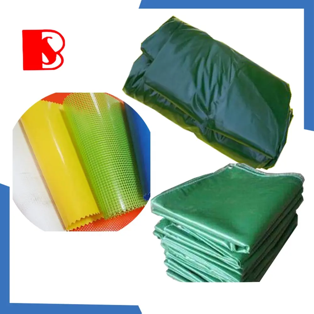 Bâche de toile enduite de PVC de PE pour la couverture de toiture avec le plus bas prix